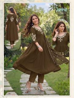 Desi kudi jhanvi anarkali buy set of palazzo kurti wholesale catalog